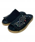 CLARKS ORIGINALS×X-LARGEクラークス オリジナルズ×エクストララージ）の古着「OVERLEIGH SLIDE」｜ブラック