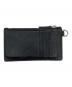 BALENCIAGA (バレンシアガ) パンチングロゴレザーカードケース ブラック：15000円