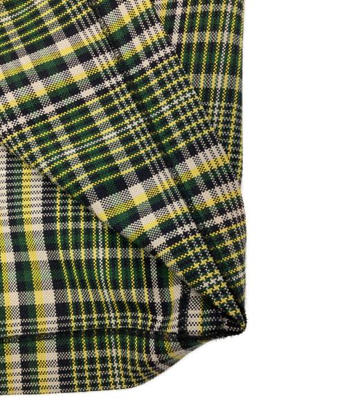 nooy（ヌーイ）nooy (ヌーイ) ウールチェックスカート イエロー サイズ:Sの古着・服飾アイテム