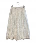 heliopoleエリオポール）の古着「JACQUARD SKIRT」｜ホワイト