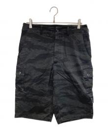 wjk（ダブルジェイケー）の古着「Tiger stripe shorts」｜ブラック