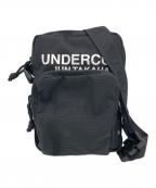 UNDERCOVERアンダーカバー）の古着「ロゴプリントショルダーバッグ」｜ブラック
