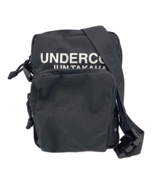 UNDERCOVER（アンダーカバー）UNDERCOVER (アンダーカバー) ロゴプリントショルダーバッグ ブラックの古着・服飾アイテム