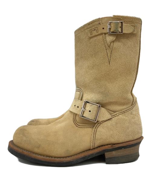 RED WING（レッドウィング）RED WING (レッドウィング) ENGINEER BOOTS ベージュ サイズ:8Dの古着・服飾アイテム
