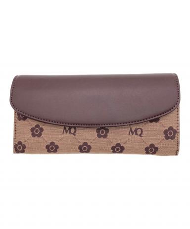中古・古着通販】MARY QUANT (マリークヮント) 長財布 ブラウン 未使用