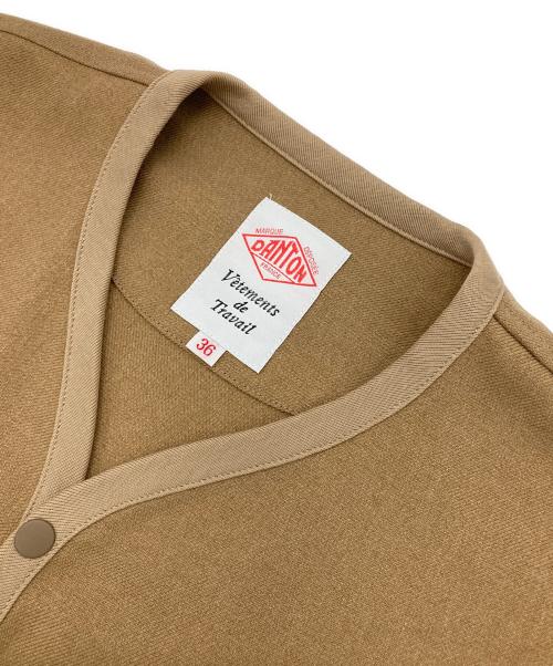 DANTON（ダントン）DANTON (ダントン) スナップカーディガン ブラウン サイズ:36の古着・服飾アイテム