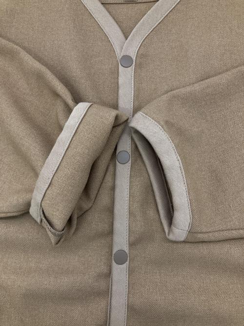 DANTON（ダントン）DANTON (ダントン) スナップカーディガン ブラウン サイズ:36の古着・服飾アイテム