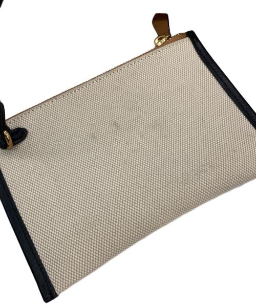 COACH（コーチ）COACH (コーチ) キャンバス レザー2WAYショルダーバッグ ベージュ×ブラウンの古着・服飾アイテム