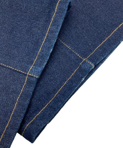seesew（シーソー）seesew (シーソー) DENIM CURVE PANTS インディゴ サイズ:Lの古着・服飾アイテム