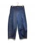 seesew（シーソー）の古着「DENIM CURVE PANTS」｜インディゴ