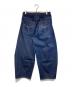 seesew (シーソー) DENIM CURVE PANTS インディゴ サイズ:L：8000円