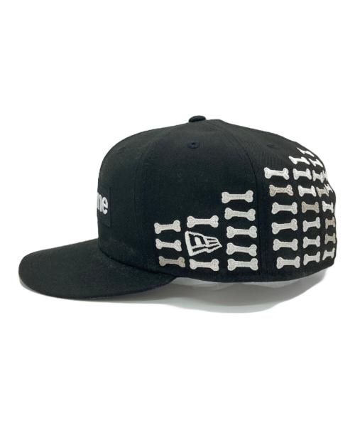 SUPREME（シュプリーム）SUPREME (シュプリーム) New Era (ニューエラ) BONES BOX LOGO CAP ブラック サイズ:7 5/8（60.6cm）の古着・服飾アイテム