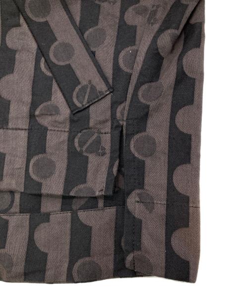 Vivienne Westwood RED LABEL（ヴィヴィアンウエストウッドレッドレーベル）Vivienne Westwood RED LABEL (ヴィヴィアンウエストウッドレッドレーベル) オーブドットストライプ2Bジャケット ブラウン サイズ:2の古着・服飾アイテム