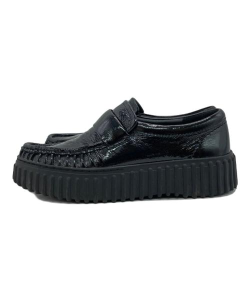 CLARKS（クラークス）CLARKS (クラークス) Torhill Mocc ブラック サイズ:5Dの古着・服飾アイテム