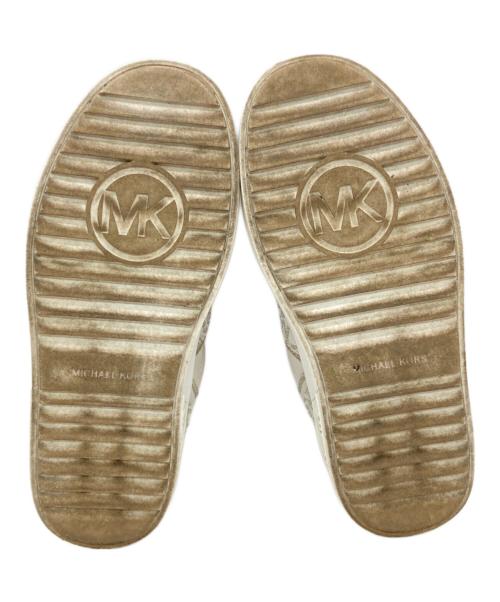 MICHAEL KORS（マイケル・コース）MICHAEL KORS (マイケル・コース) EMMET RUMI ローカットスニーカー ホワイト サイズ:USA3 1/2の古着・服飾アイテム