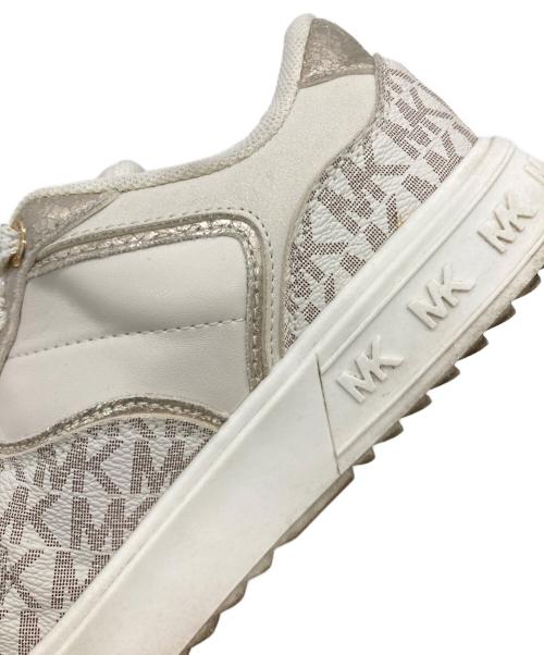 MICHAEL KORS（マイケル・コース）MICHAEL KORS (マイケル・コース) EMMET RUMI ローカットスニーカー ホワイト サイズ:USA3 1/2の古着・服飾アイテム