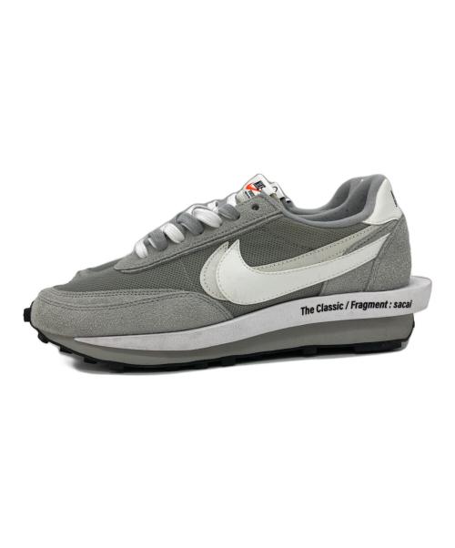 NIKE（ナイキ）NIKE (ナイキ) sacai (サカイ) FRAGMENT DESIGN (フラグメントデザイン) LD WAFFLE/SF グレー×ホワイト サイズ:US10の古着・服飾アイテム