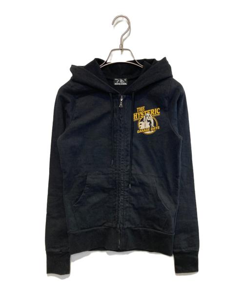 Hysteric Glamour（ヒステリックグラマー）Hysteric Glamour (ヒステリックグラマー) ジップパーカー ブラック サイズ:Freeの古着・服飾アイテム
