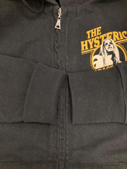 Hysteric Glamour（ヒステリックグラマー）Hysteric Glamour (ヒステリックグラマー) ジップパーカー ブラック サイズ:Freeの古着・服飾アイテム