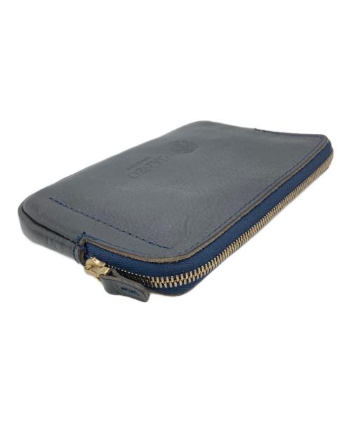 GANZO（ガンゾ）GANZO (ガンゾ) SACCHETTO2 ウォレットポーチ ネイビーの古着・服飾アイテム