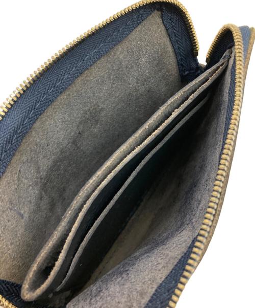 GANZO（ガンゾ）GANZO (ガンゾ) SACCHETTO2 ウォレットポーチ ネイビーの古着・服飾アイテム
