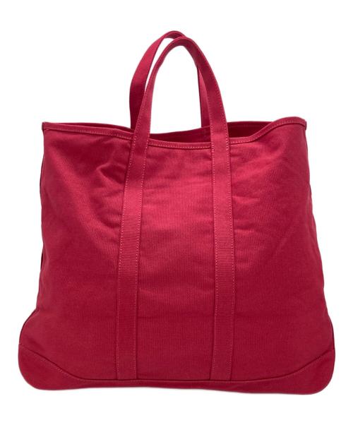 J.B Attire（ジェービーアタイア）J.B Attire (ジェービーアタイア) NEW YORK BAG ビッグトート レッドの古着・服飾アイテム