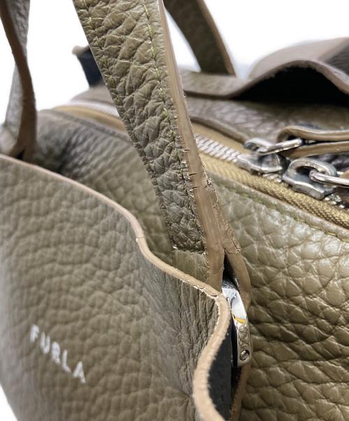 FURLA（フルラ）FURLA (フルラ) レザーバックパック カーキの古着・服飾アイテム