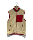 Patagoniaパタゴニア）の古着「クラシックレトロＸベスト」｜ベージュ×レッド