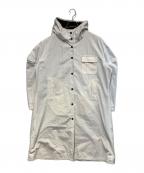 B Yohji Yamamotoビーヨウジヤマモト）の古着「リバーシブルロングコート」｜ホワイト×ブラック