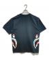 A BATHING APE (アベイシングエイプ) シャークプリントTシャツ ブラック サイズ:L：6000円