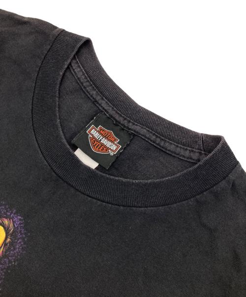 HARLEY-DAVIDSON（ハーレーダビッドソン）HARLEY-DAVIDSON (ハーレーダビッドソン) ［古着］プリントTシャツ ブラック サイズ:Lの古着・服飾アイテム