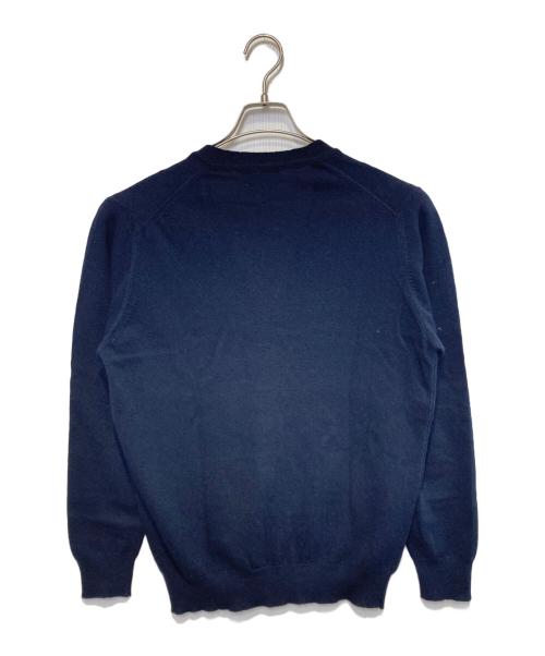 COLHAY'S（コルヘイス）COLHAY'S (コルヘイス) ラムウールニットカーディガン ネイビー サイズ:38の古着・服飾アイテム