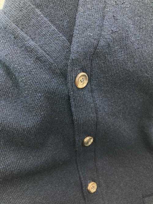 COLHAY'S（コルヘイス）COLHAY'S (コルヘイス) ラムウールニットカーディガン ネイビー サイズ:38の古着・服飾アイテム
