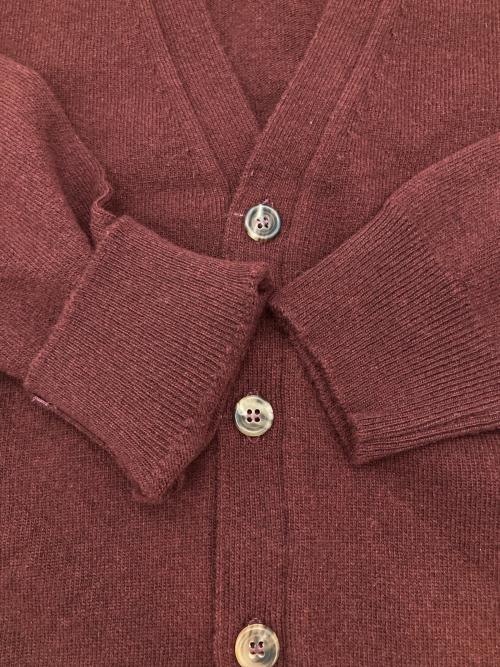 COLHAY'S（コルヘイス）COLHAY'S (コルヘイス) ラムウールニットカーディガン ブラウン サイズ:38の古着・服飾アイテム