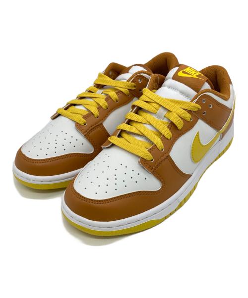 NIKE（ナイキ）NIKE (ナイキ) DUNK LOW イエロー×ブラウン サイズ:US8 未使用品の古着・服飾アイテム