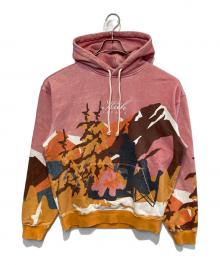 KITH TREATS（キストリーツ）の古着「キャンプファイヤーフーディー ダスティクォーツ」｜ピンク×イエロー