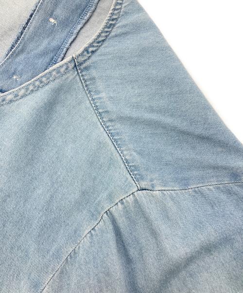 23区 denim（ニジュウサンク デニム）23区 denim (ニジュウサンク デニム) ライトダンガリー ブラウス スカイブルー サイズ:44の古着・服飾アイテム