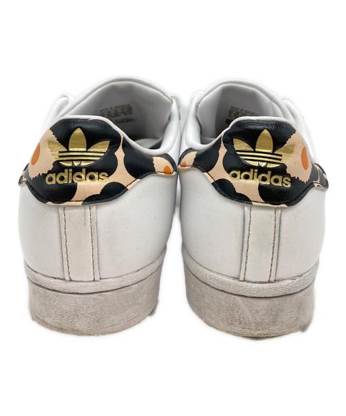 adidas（アディダス）adidas (アディダス) marimekko (マリメッコ) Superstar ホワイト×ブラック サイズ:US7の古着・服飾アイテム