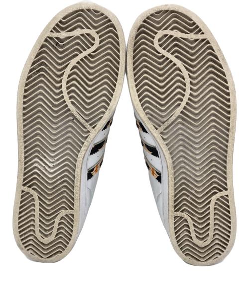 adidas（アディダス）adidas (アディダス) marimekko (マリメッコ) Superstar ホワイト×ブラック サイズ:US7の古着・服飾アイテム