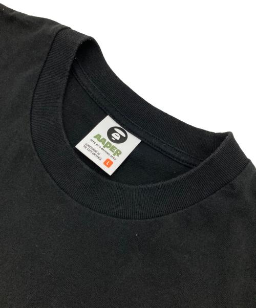 Aape BY A BATHING APE（エーエイプ バイ アベイシングエイプ）Aape BY A BATHING APE (エーエイプ バイ アベイシングエイプ) Aaper Unvs Aldoプリントカットソー ブラック サイズ:Lの古着・服飾アイテム