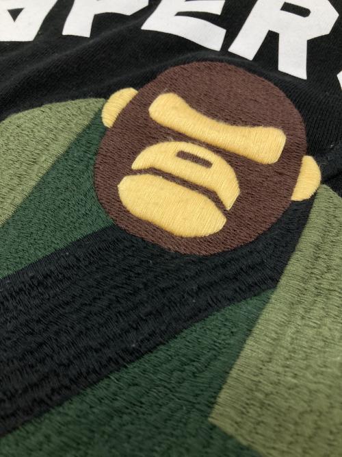 Aape BY A BATHING APE（エーエイプ バイ アベイシングエイプ）Aape BY A BATHING APE (エーエイプ バイ アベイシングエイプ) Aaper Unvs Aldoプリントカットソー ブラック サイズ:Lの古着・服飾アイテム