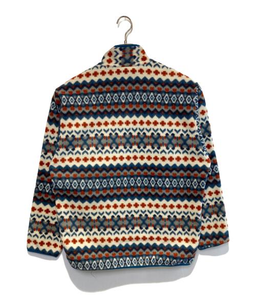 Patagonia（パタゴニア）Patagonia (パタゴニア) シンチラTスナッププルオーバー ネイビー×ベージュ サイズ:Mの古着・服飾アイテム