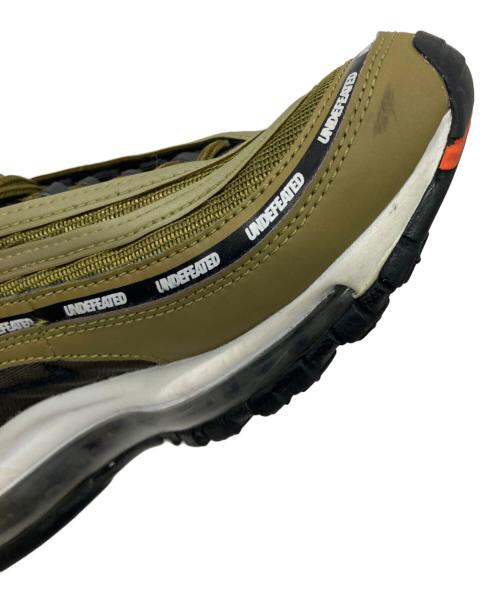 NIKE（ナイキ）NIKE (ナイキ) UNDEFEATED (アンディフィーテッド) AIR MAX 97 / UNDFTD カーキ サイズ:US5の古着・服飾アイテム
