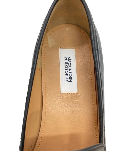MACKINTOSH PHILOSOPHY（マッキントッシュ フィロソフィー）MACKINTOSH PHILOSOPHY (マッキントッシュ フィロソフィー) 厚底ローファー ブラック サイズ:25 1/2の古着・服飾アイテム