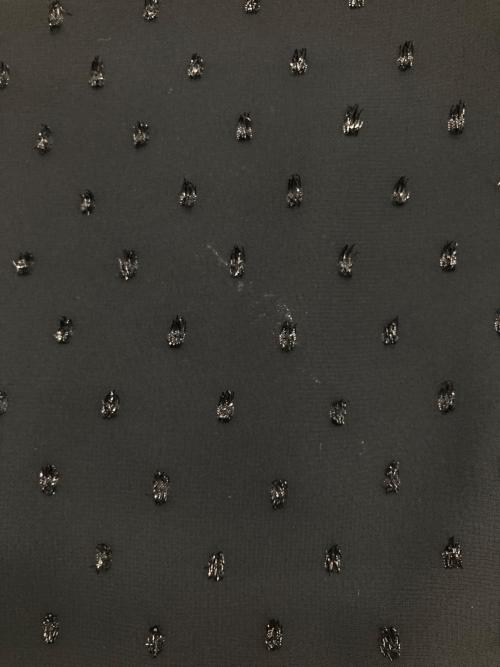 DRESSTERIOR（ドレステリア）DRESSTERIOR (ドレステリア) フィルムドットクレリックブラウス ブラック サイズ:Mの古着・服飾アイテム