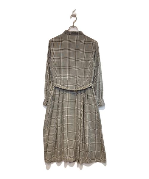 MACKINTOSH PHILOSOPHY（マッキントッシュ フィロソフィー）MACKINTOSH PHILOSOPHY (マッキントッシュ フィロソフィー) チェックシャツワンピース グレー サイズ:Mの古着・服飾アイテム