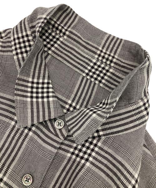 MACKINTOSH PHILOSOPHY（マッキントッシュ フィロソフィー）MACKINTOSH PHILOSOPHY (マッキントッシュ フィロソフィー) チェックシャツワンピース グレー サイズ:Mの古着・服飾アイテム