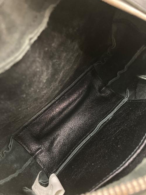 REN（レン）REN (レン) レザーショルダーバッグ ブラックの古着・服飾アイテム