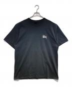 stussyステューシー）の古着「プリントTシャツ」｜ブラック