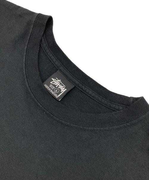 stussy（ステューシー）stussy (ステューシー) プリントTシャツ ブラック サイズ:Lの古着・服飾アイテム